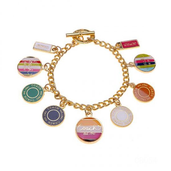 Coach Circle Logo Gold Bracelets CWY | Women